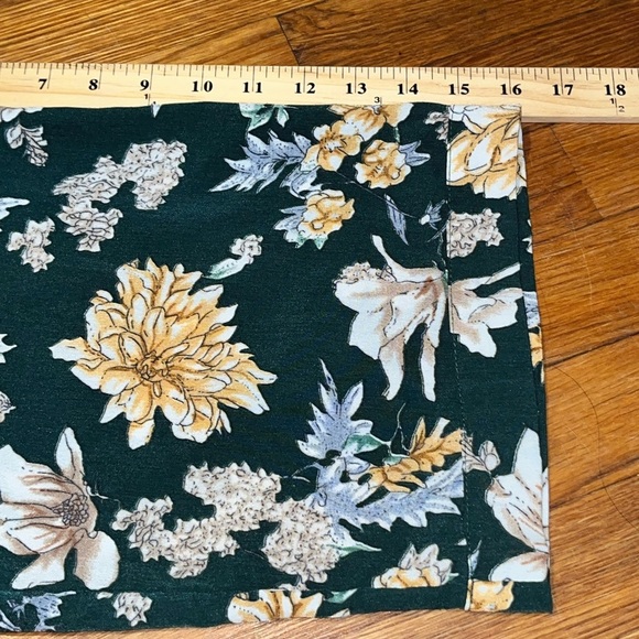 UMGEE long duster kimono oversized small-xl green floral tropical boho layering - Picture 4 of 10